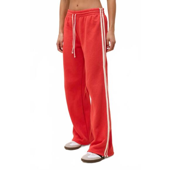 DAYDREAMER Pants - NEW DAYDREAMER women's solid track pant in vintage red